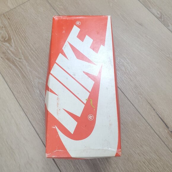 Vintage 1984 Nike Rebound Shoe Box ONLY Orange White Swoosh Retro READ 80s 8406 - Picture 5 of 15